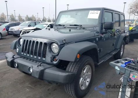 2017 Jeep Wrangler Unlimited Sport 4X4 from USA, damaged, VIN 1C4BJWDG3HL701299